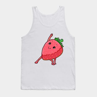 Strawberry at Yoga for Flexibility Tank Top